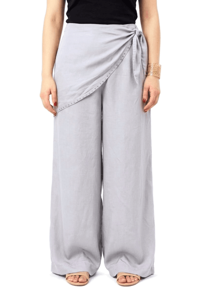 Scarf Trouser- Light Sky