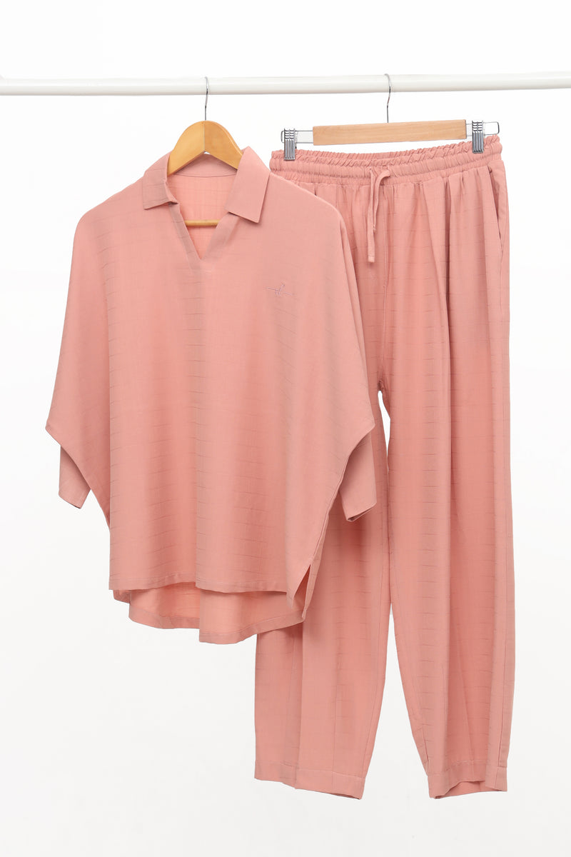 ROSAH - Tailored Set in Dusty Rose