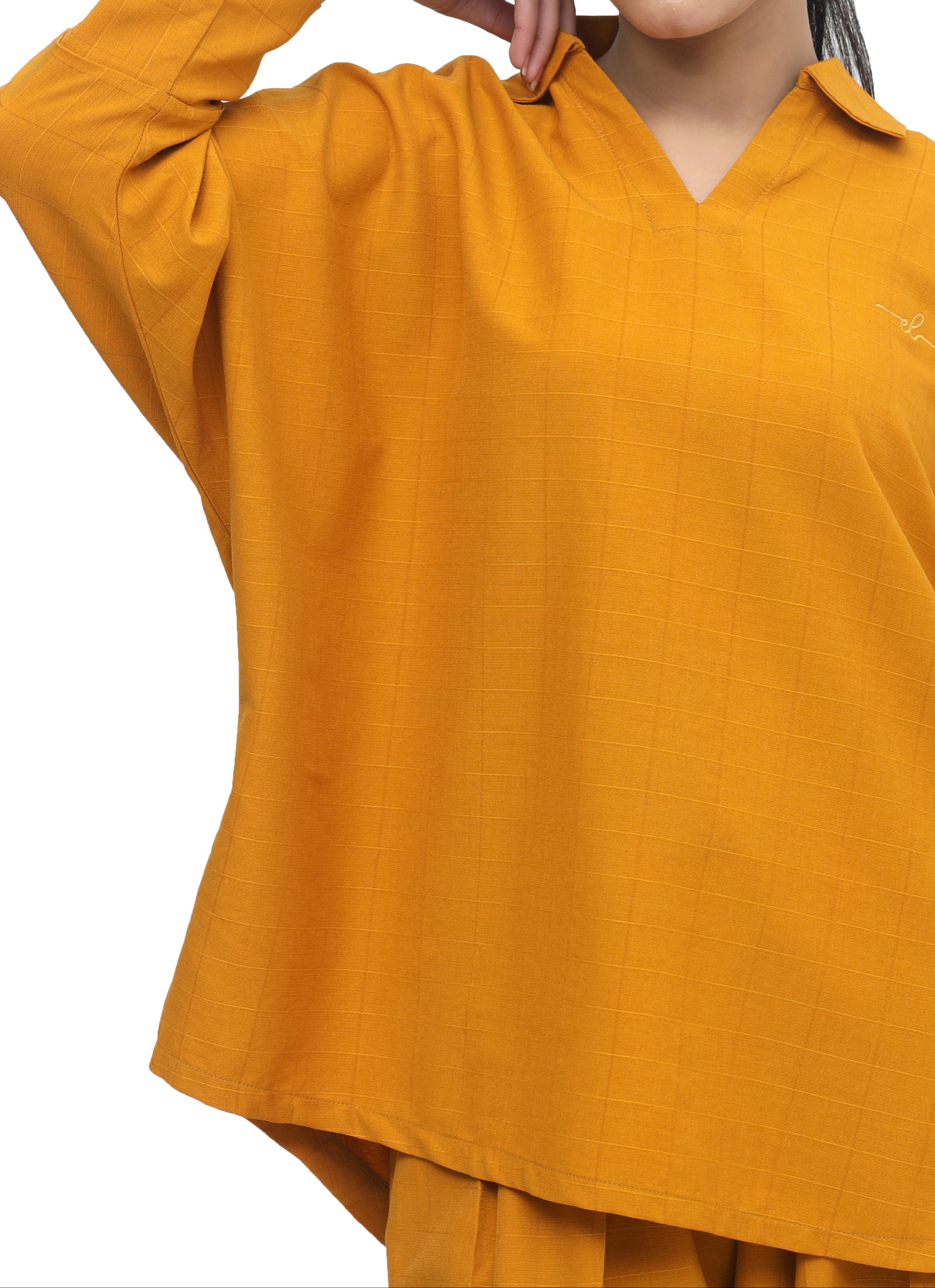 ZARRIN - Tailored Set in Mustard