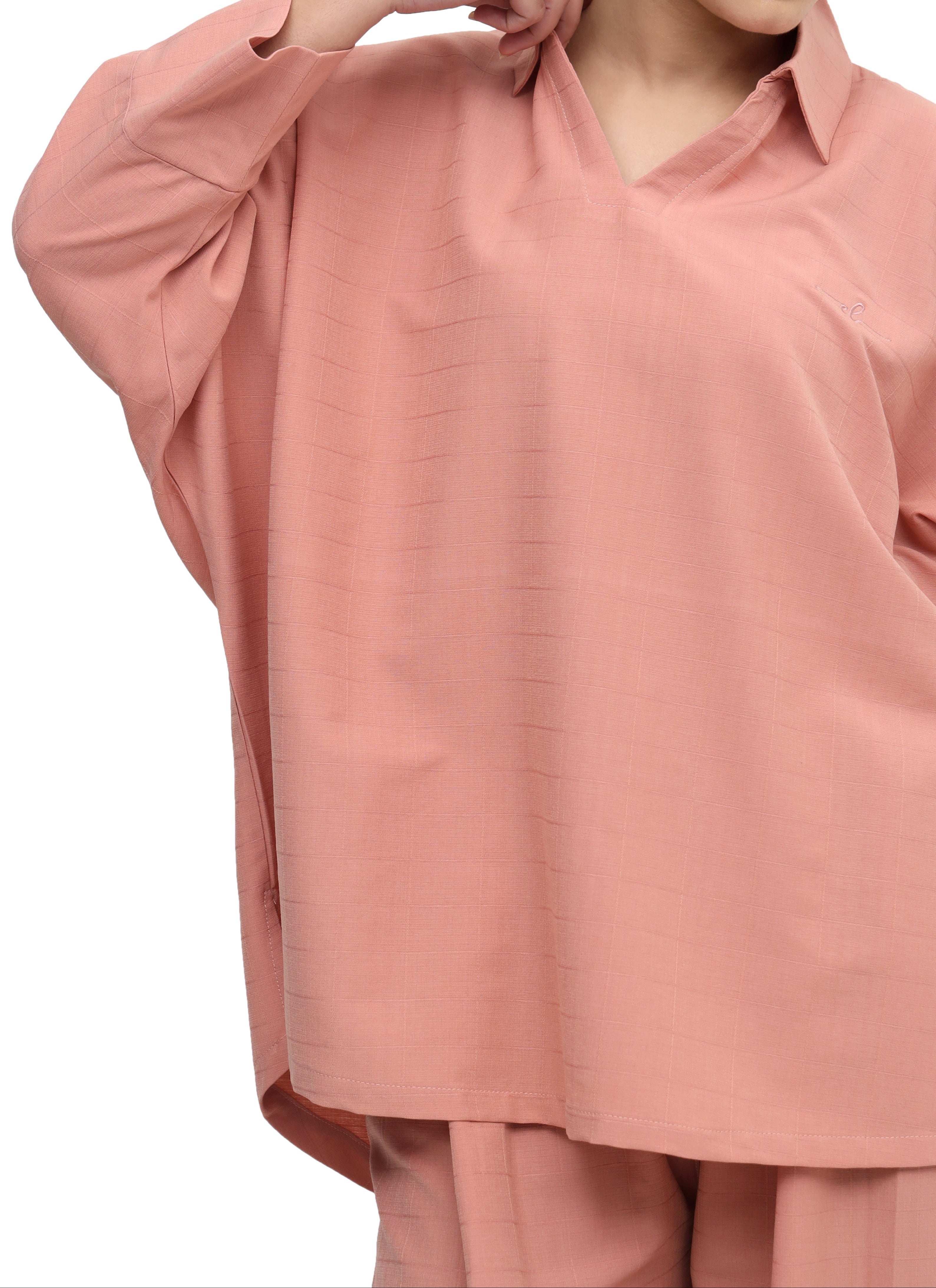 ROSAH - Tailored Set in Dusty Rose