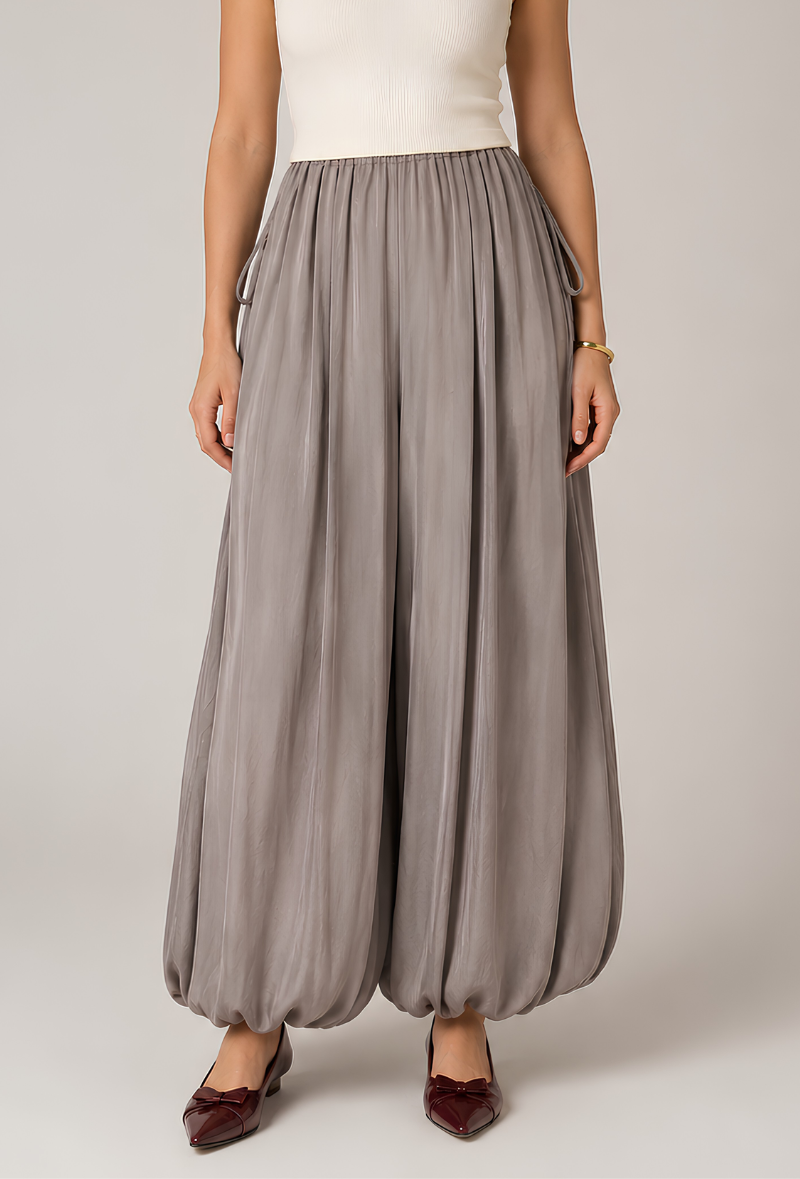 Balloon Shalwar - Muted Griege