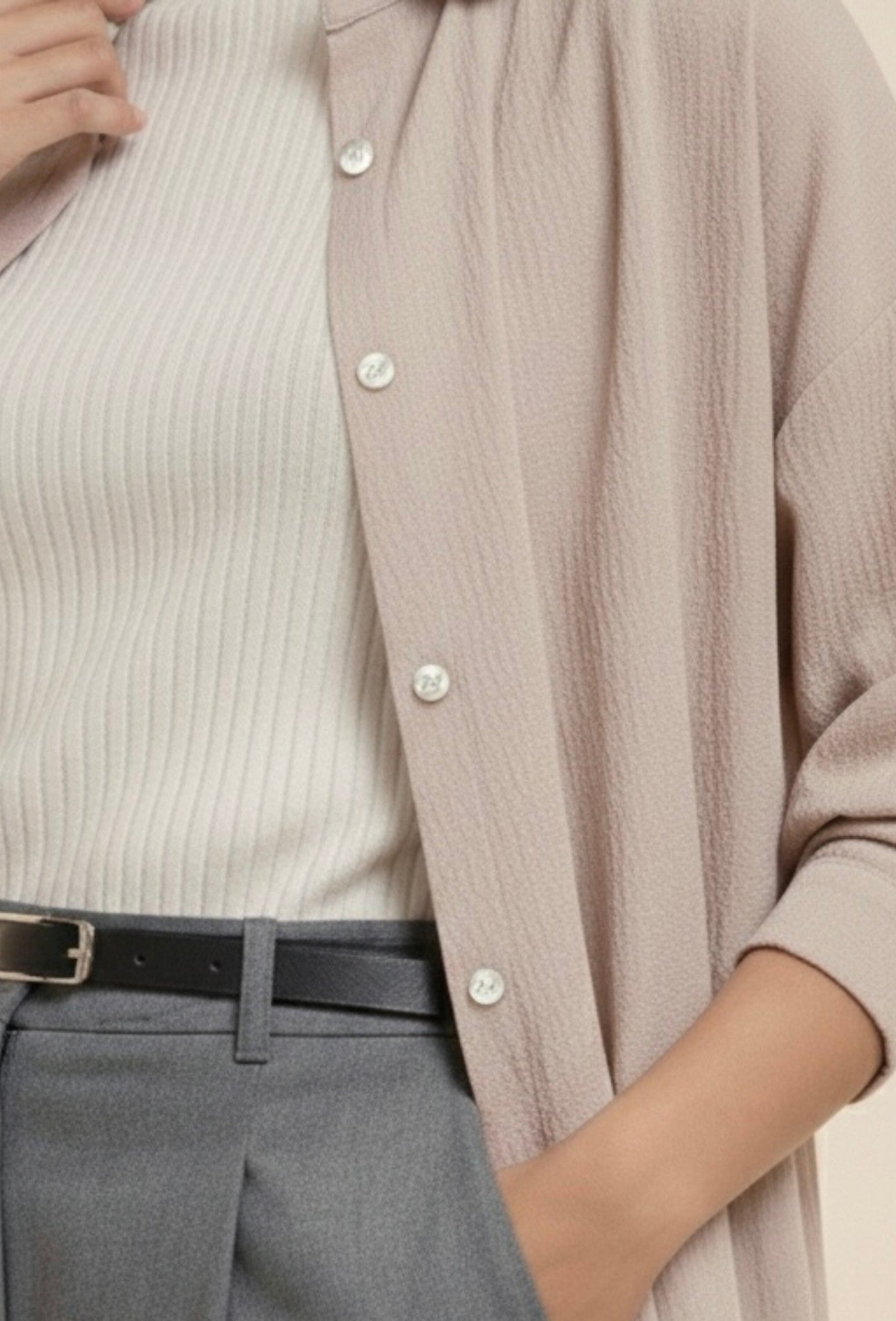 Champagne Longline Tunic