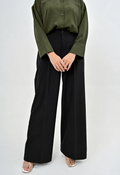 NOIR II WIDE LEG PANT - Black