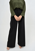 NOIR II WIDE LEG PANT - Black